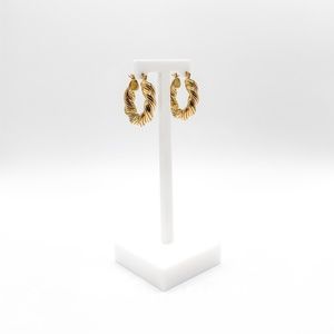 Twisted Hoop Earrings